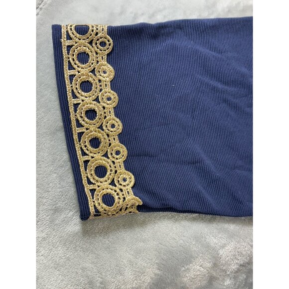 Charter Club Tunic Women's 4X Blue and Gold Tunic NWT - Picture 4 of 8